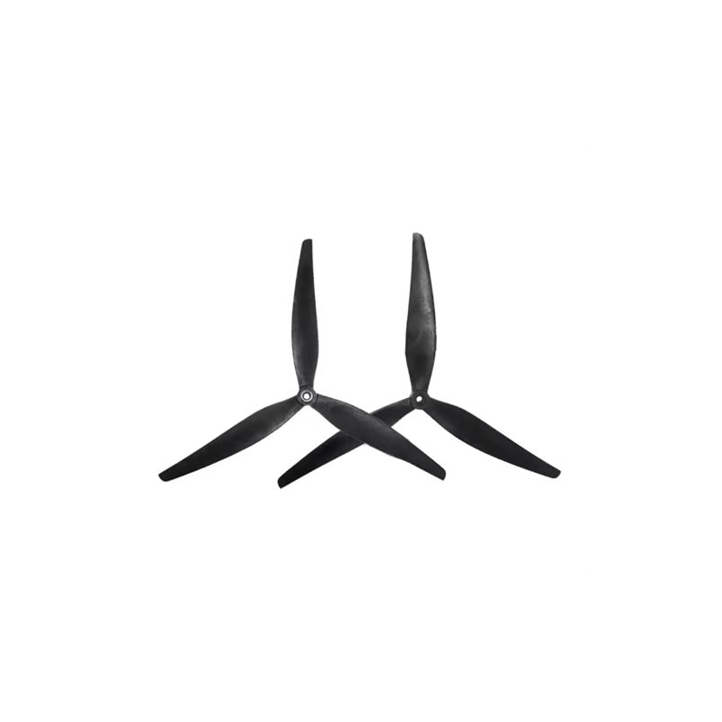 1Pairs(1CW+1CCW) HQPORP 11X7.5X3 1175 3-Blade Propeller Black-Glass Fiber Reinforced Nylon for MacroQuad Cinelifter