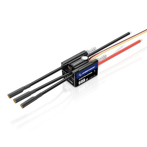 Hobbywing SEAKING 60A V4 Brushless ESC Electronic Speed Controller 2-3S Lipo Built-in BEC For Boat Applicable 60CM