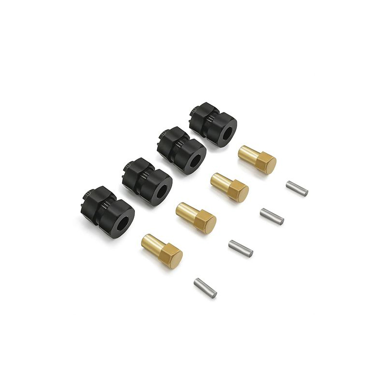 Wheels Hx Hub Extension Hx Drive Adapter +4mm for Axial SCX24 All Series 1/24 RC Crawler Car Upgrade Parts