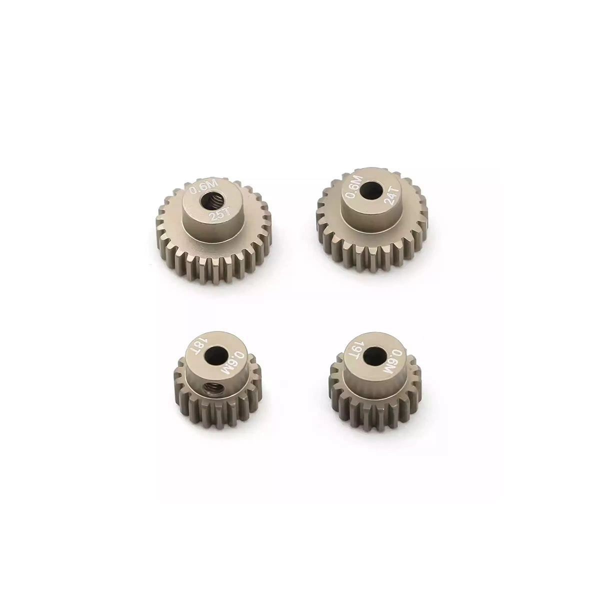 Metal Gear Moter Gear 18T 19T 24T 25T for Tamiya TT-01 TT-02 TB-02 TA-05 RC Car